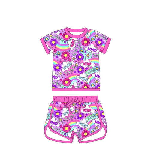 Girls Rainbow Radiance Bamboo Comfies