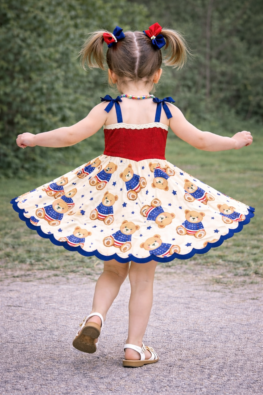 Red, White, & Teddy Too Emberleigh Twirl