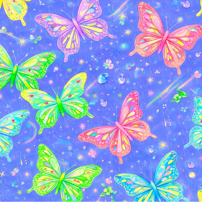 Neon Wings Twist & Twirl Athletic Dress