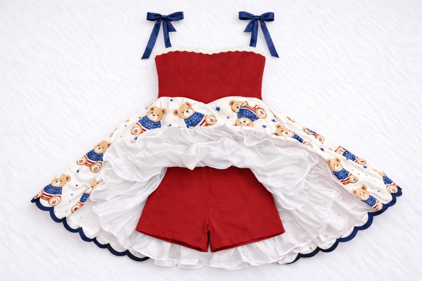 Red, White, & Teddy Too Emberleigh Twirl