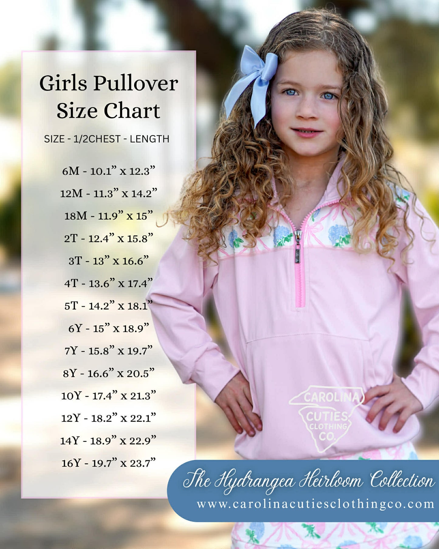 Girls Hydrangea Pullover
