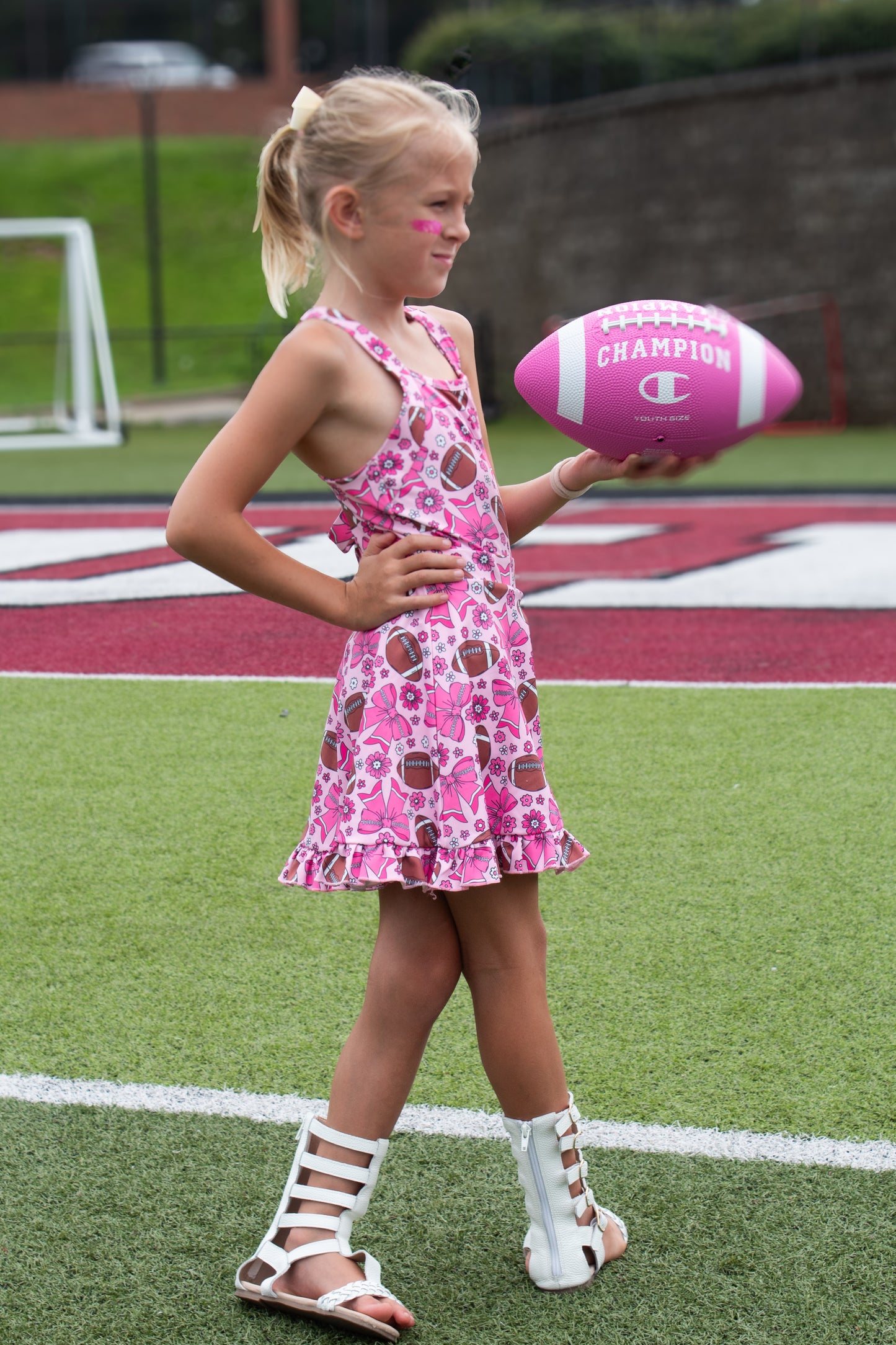 Kickoff Kisses Twirl Dress