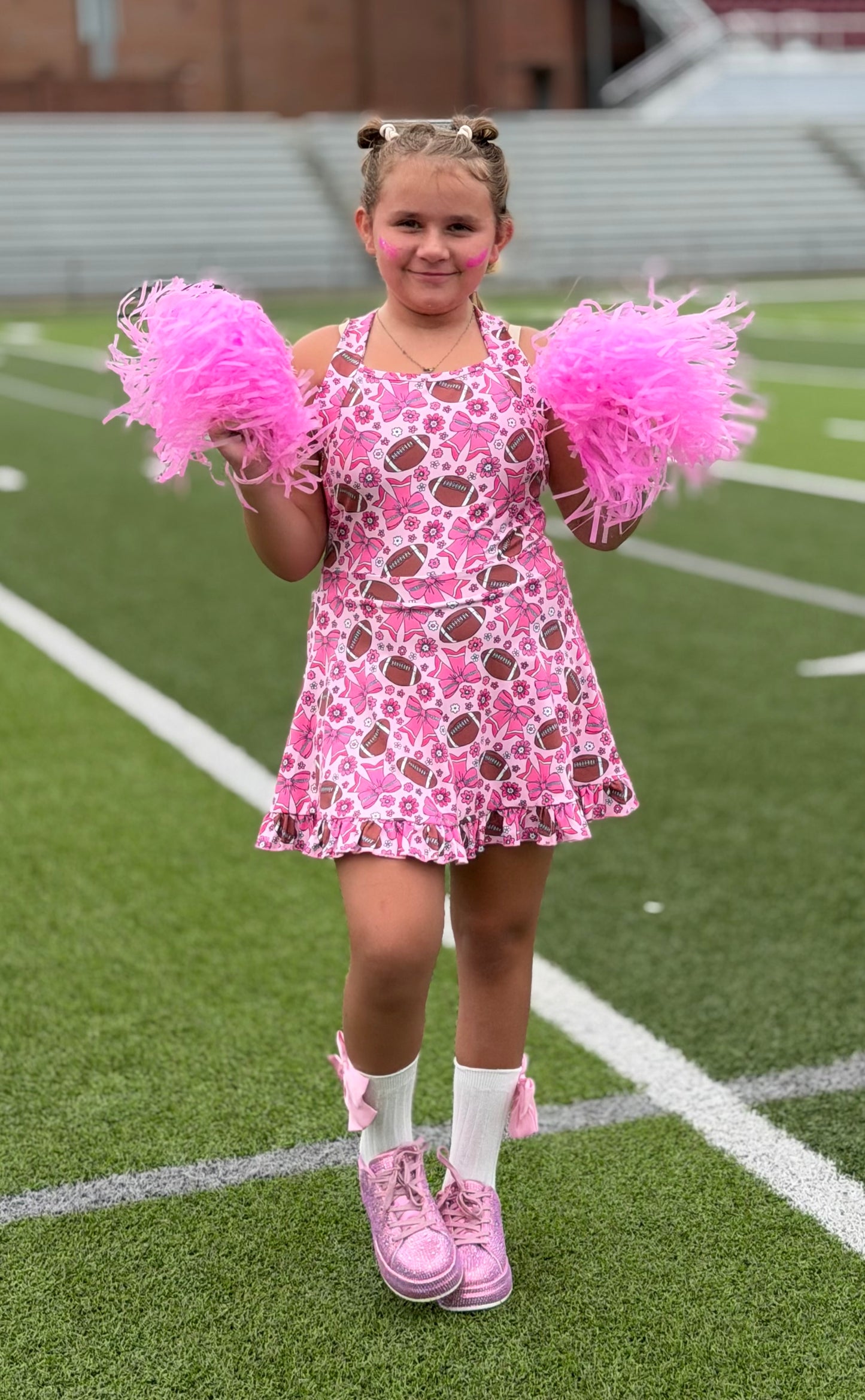 Kickoff Kisses Twirl Dress