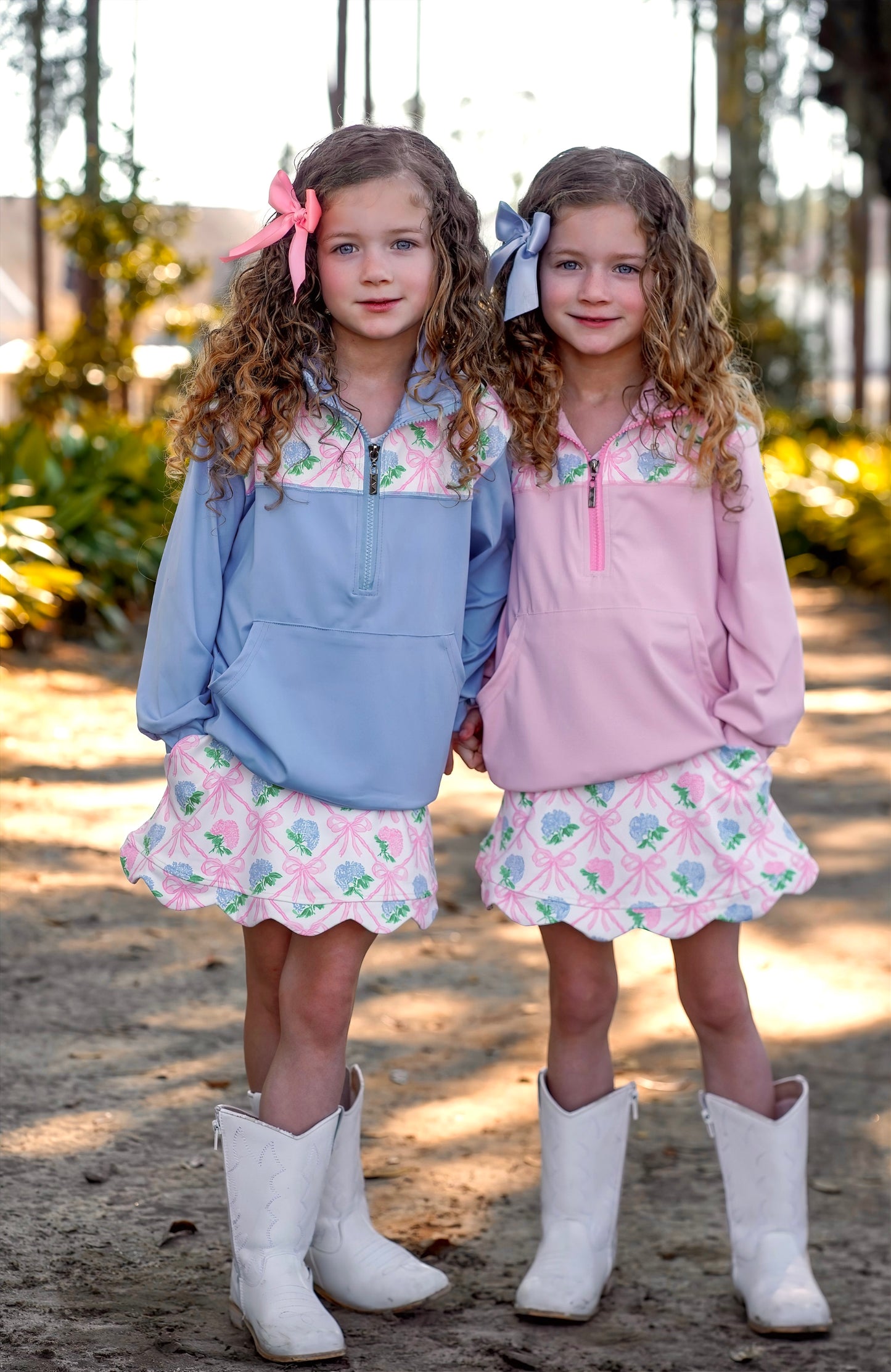 Girls Hydrangea Pullover