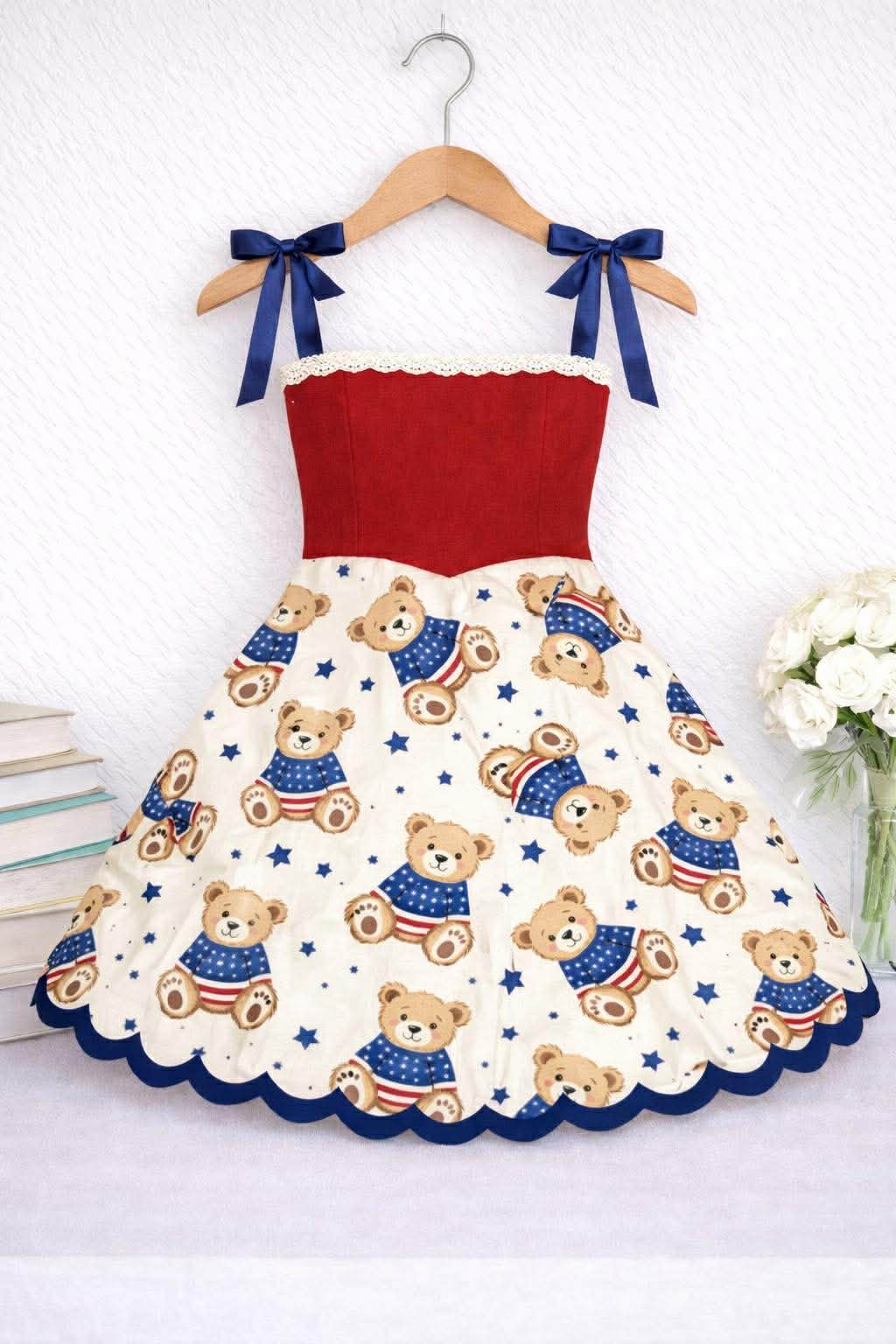 Red, White, & Teddy Too Emberleigh Twirl