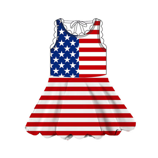 Girls Stars & Stripes Callie Athletic Dress