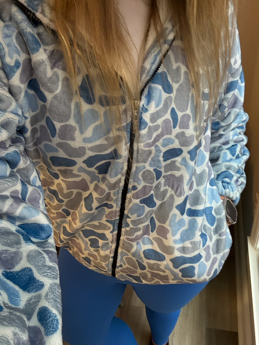 Adult Carolina Camo Fleece